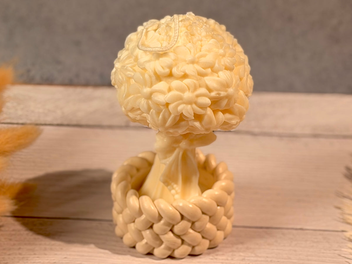 Floral Bouquet Candle Favor | Wedding & Bridal Shower Gift