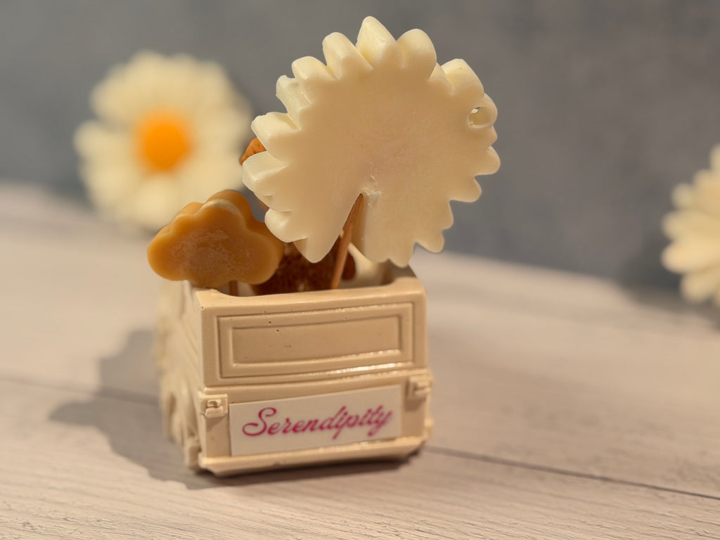Teddy Bear Car Candle Favor | Baby Shower & Birthday Gift