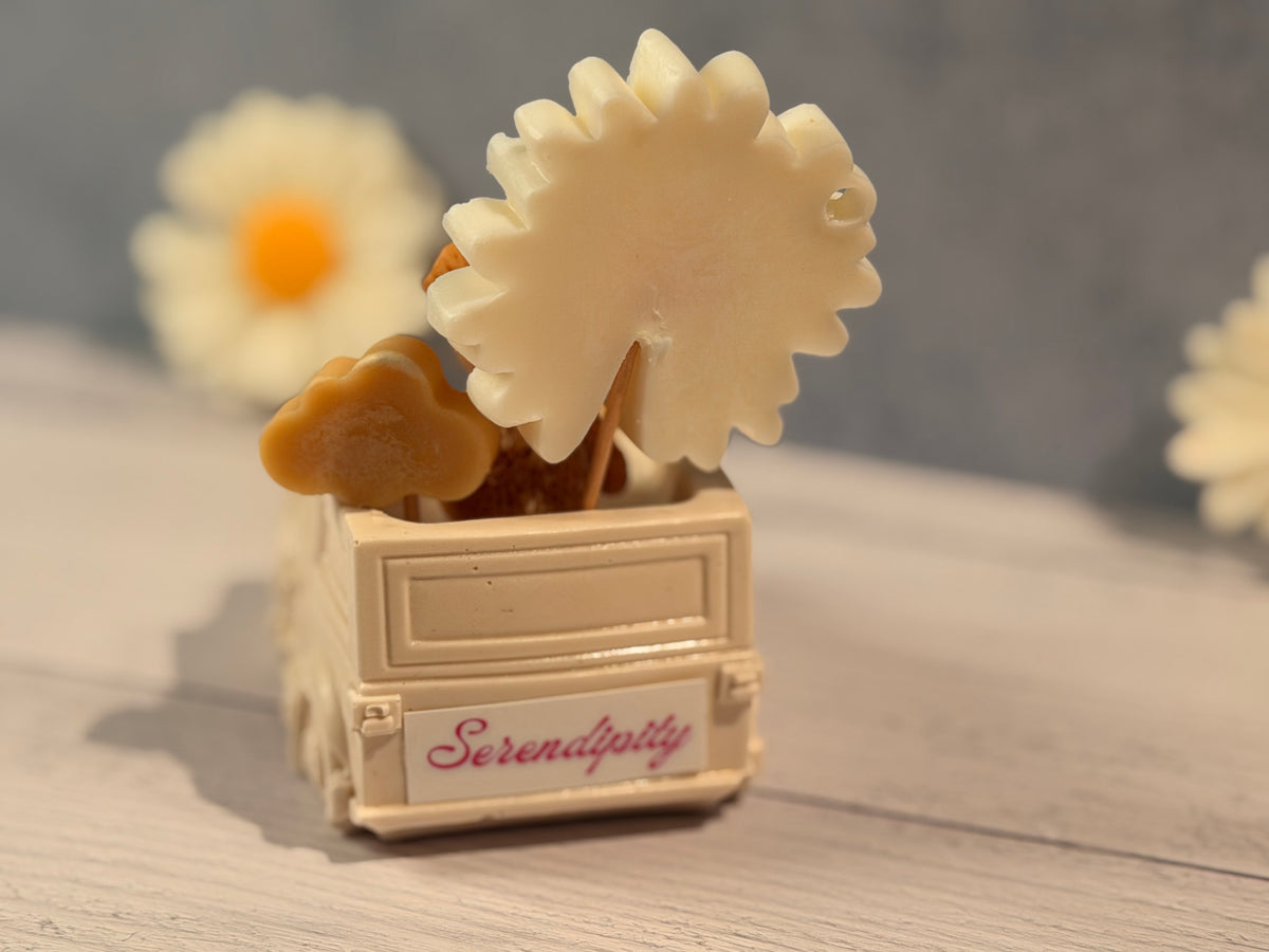 Teddy Bear Car Candle Favor | Baby Shower & Birthday Gift